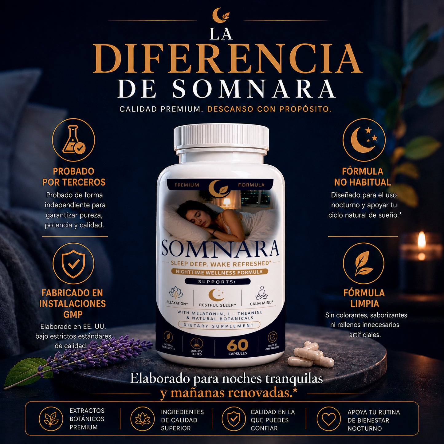 SOMNARA™ – Sleep deeply. Wake up refreshed.