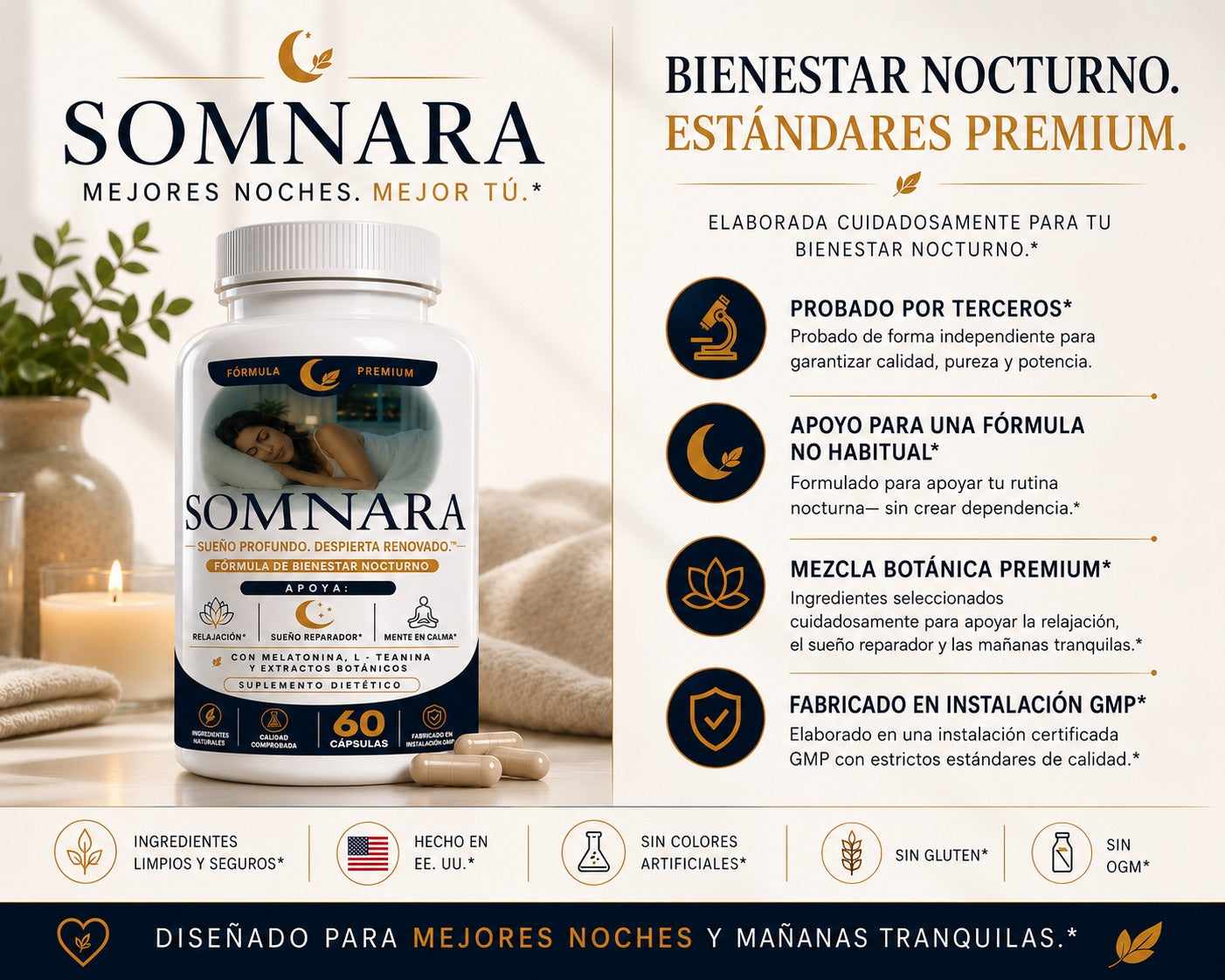 SOMNARA™ – Sleep deeply. Wake up refreshed.