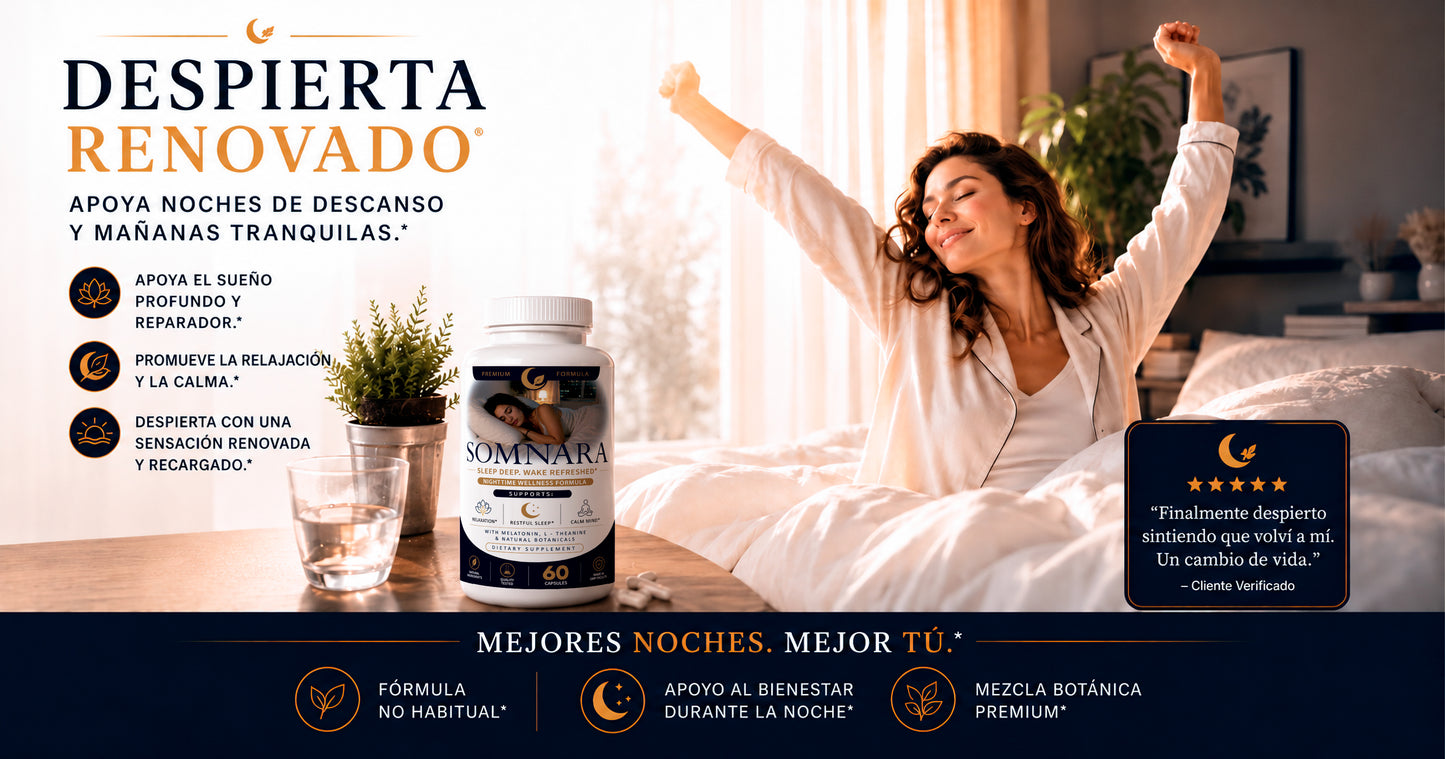SOMNARA™ – Sleep deeply. Wake up refreshed.